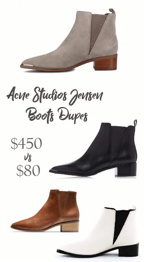 Acne Jensen Leather Boots Dupes, Look-Alikes and Alternatives