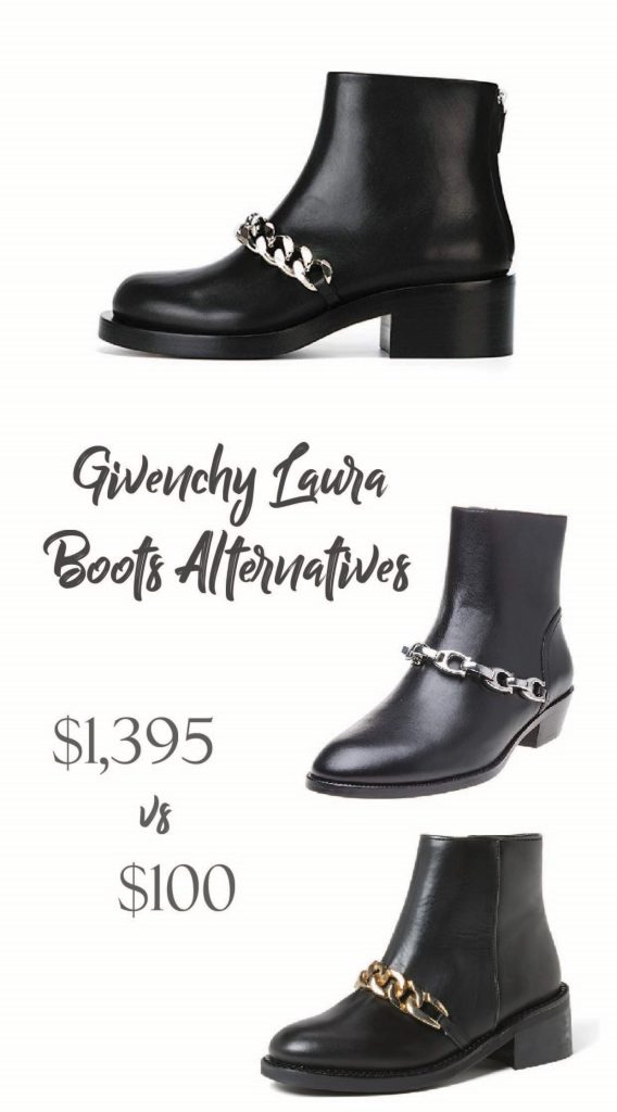 Givenchy Laura Chain Ankle Boots Look-Alikes