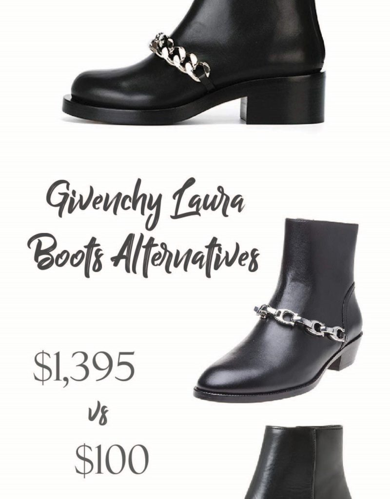 Givenchy Laura Chain Ankle Boots Look-Alikes