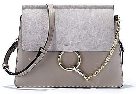 Grey Chloe Faye Medium Bag Dupes