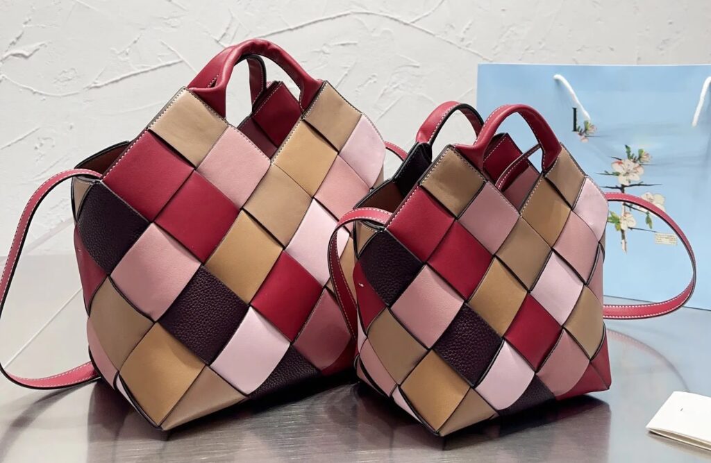 Red Loewe Surplus Basket Bag Dupes